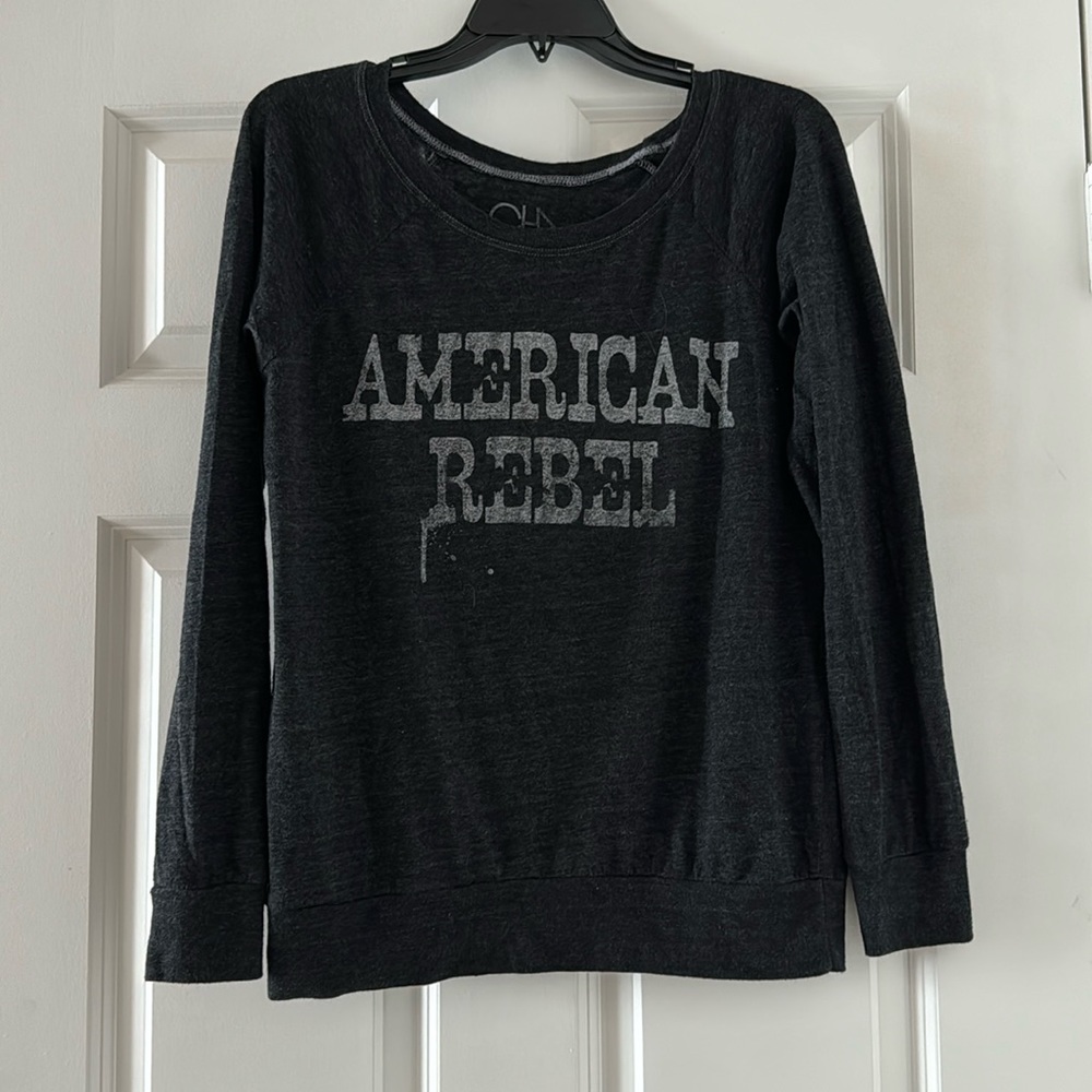 CHASER WOMEN’S GRAPHIC SWEATSHIRT SUPERSOFT GENTLY WORN …SIZE M